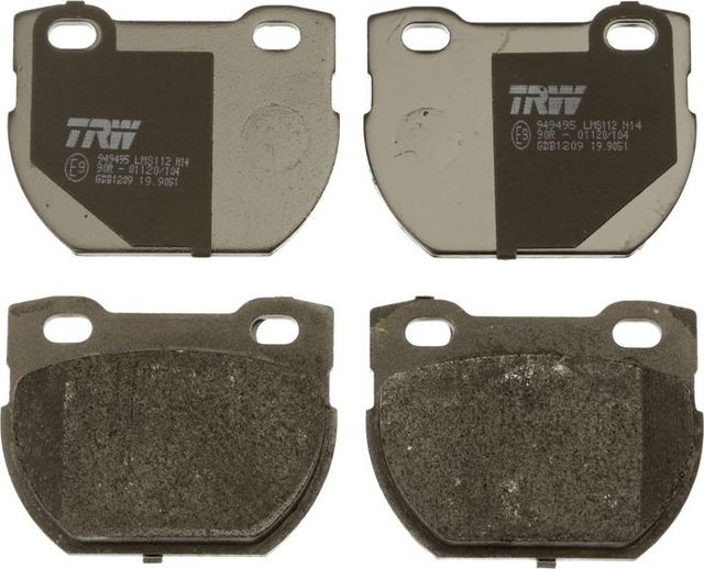 Тормозные колодки TRW COTEC. Артикул GDB1209