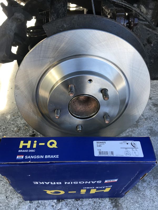 Тормозной диск Sangsin Hi-Q задний для Mazda CX-5 II 2017-2026. Артикул SD4425