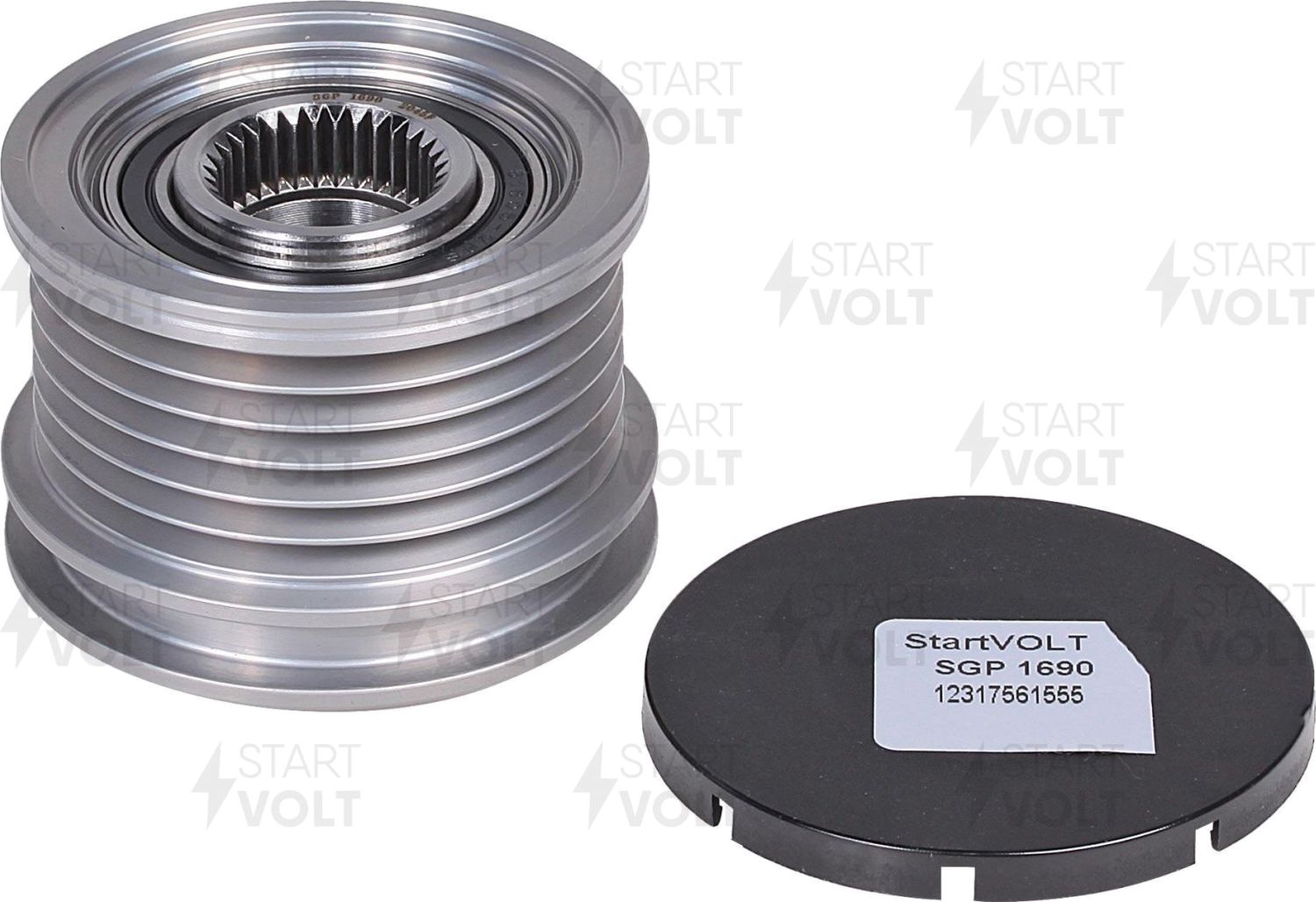 Муфта генератора обгонная StartVOLT для Peugeot 407 2004-2010. Артикул SGP 1690