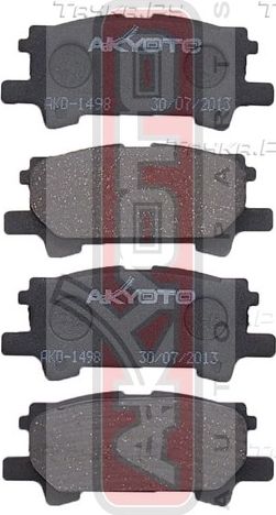 Тормозные колодки Akyoto Packing AKYOTO задние для Lexus RX II 2003-2008. Артикул AKD-1498