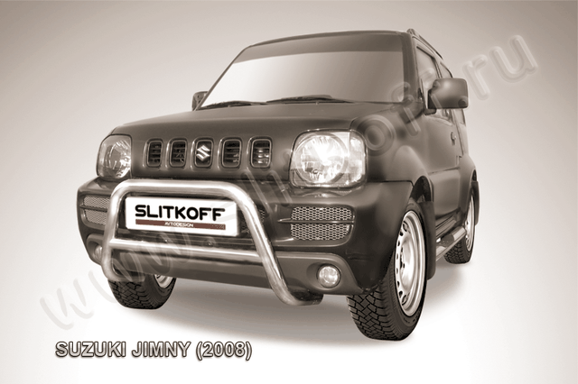 Кенгурятник Slitkoff d57 низкий для Suzuki Jimny III 1998-2012. Артикул SJ004