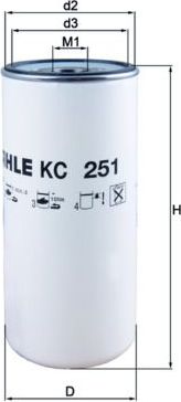 Топливный фильтр Mahle. Артикул KC 251