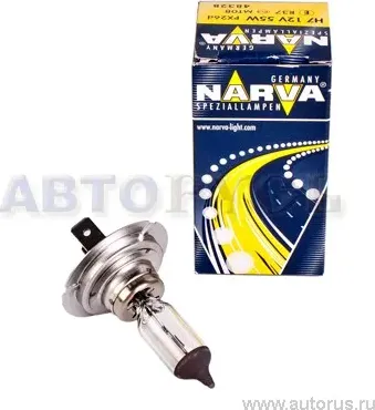 Лампа автомобил. H7 12V-55W (PX26d) (Narva). Артикул 48328