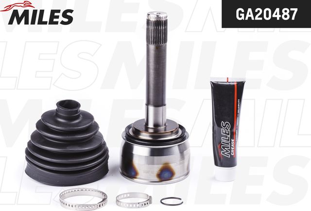 Шрус наружный (граната) Miles передний для Toyota Land Cruiser 100 1998-2007. Артикул GA20487