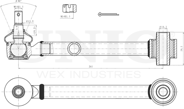 Рычаг подвески (Unio). Артикул SSP-40147