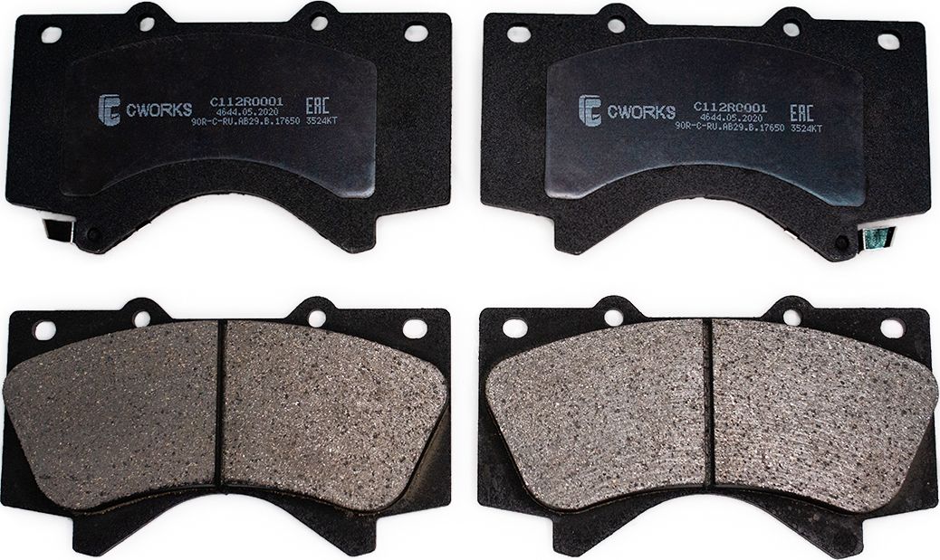 Тормозные колодки Cworks. Артикул C112R0001