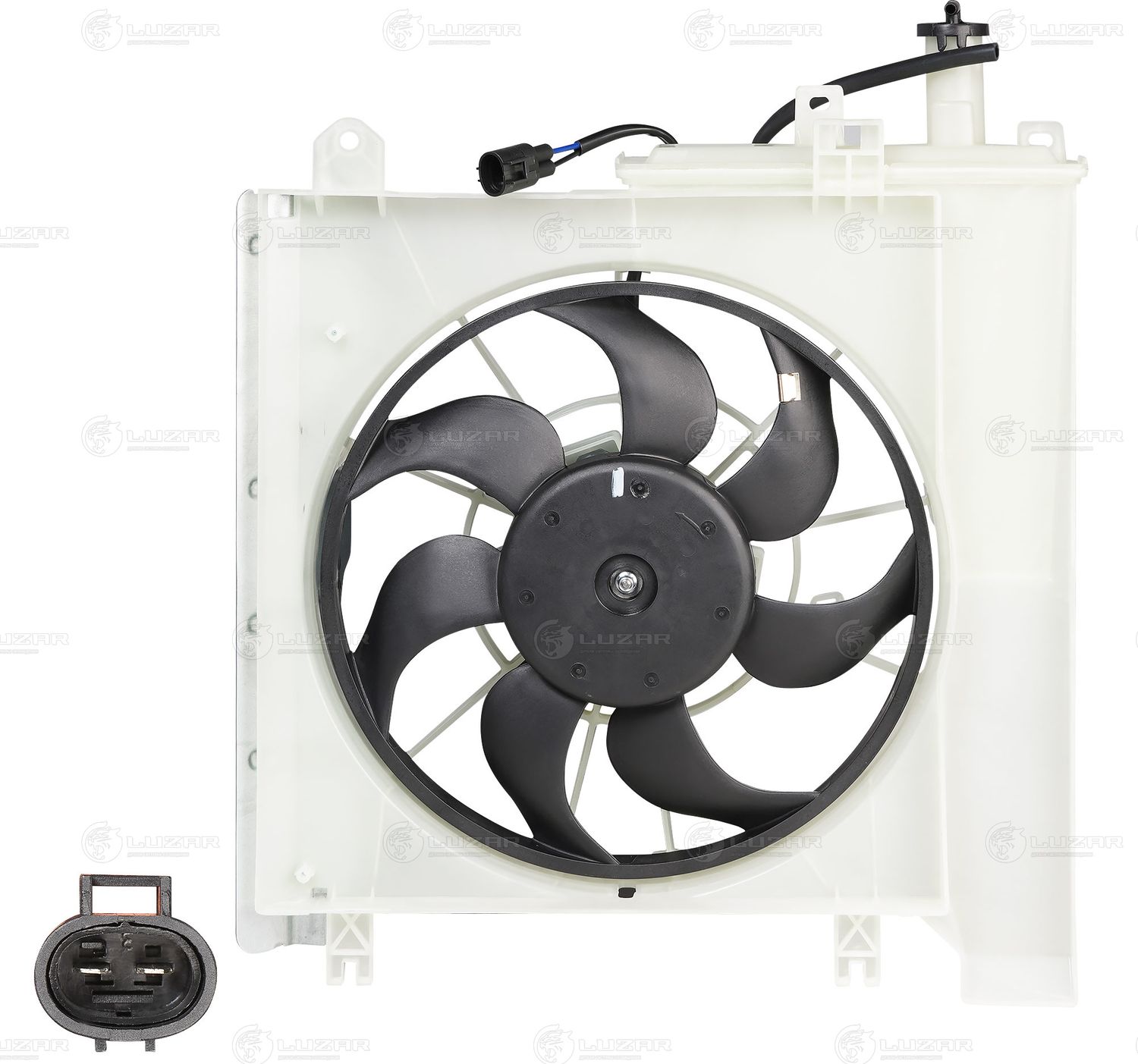 Вентилятор радиатора двигателя Luzar. Артикул LFK 2017