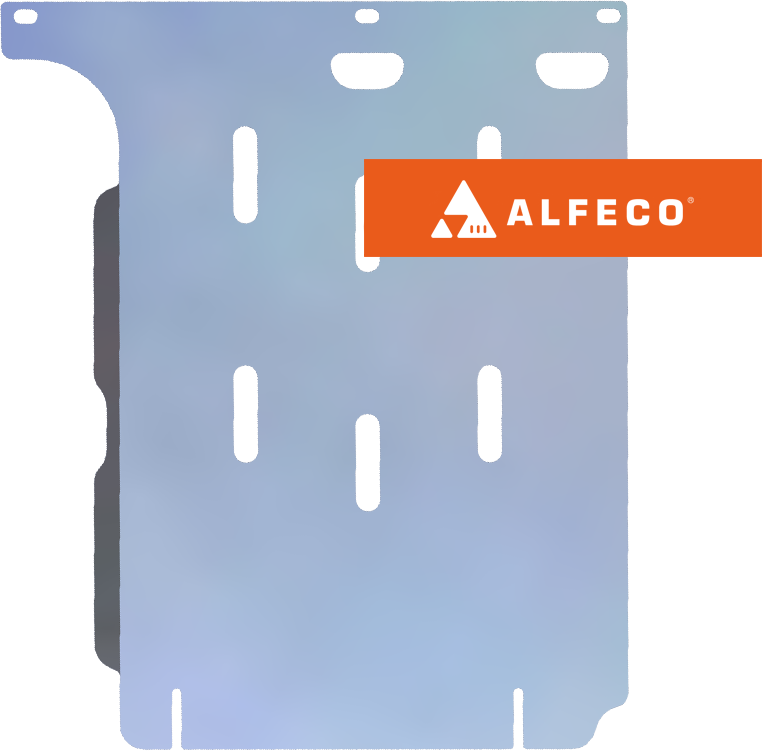 Защита алюминиевая Alfeco для АКПП BMW Х5 E70 2006-2013. Артикул ALF.34.09al