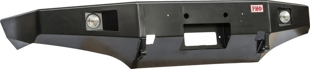 Бампер силовой РИФ передний с доп. фарами без защитной дуги для Toyota Land Cruiser 105 1998-2007. Артикул RIF105-10356