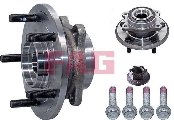 Ступичный подшипник (комплект) Fag передний для Fiat Freemont 2011-2016. Артикул 713 6909 70