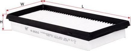 Воздушный фильтр Sakura. Артикул A-26310