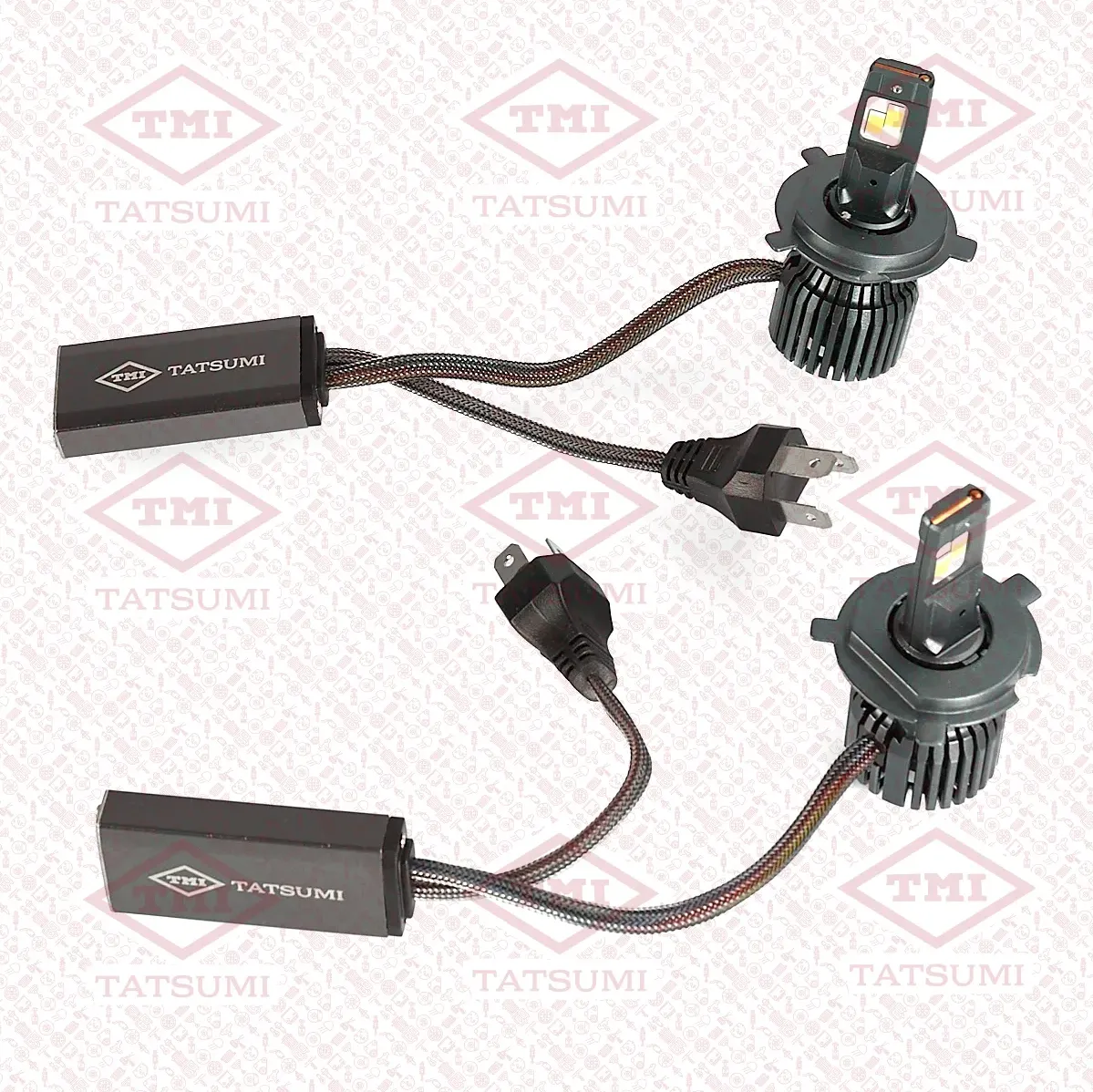 Лампа светодиодная H4/H19 12V (42W) 6500K (комплект 2шт) (Tatsumi). Артикул TFN1011LED