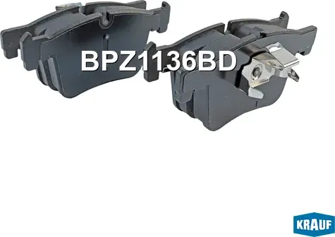 Колодки тормозные дисковые Krauf. Артикул BPZ1136BD