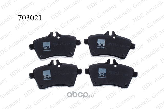 Колодки тормозные (HDE). Артикул 703021