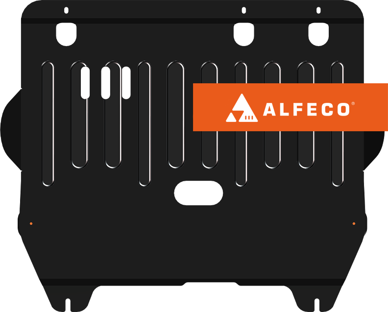 Защита Alfeco для картера и КПП Peugeot 407 2004-2010. Артикул ALF.04.03