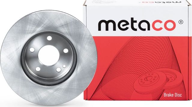 Диск тормозной передний вентилируемый (Metaco). Артикул 3050101