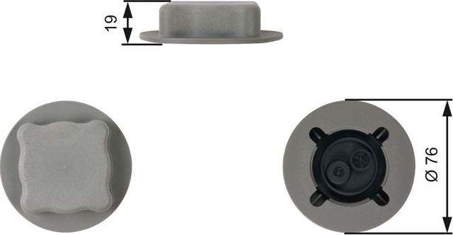 Крышка, резервуар охлаждающей жидкости Gates. Артикул RC206