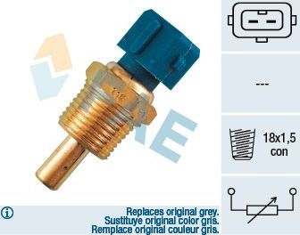 Датчик температуры охлаждающей жидкости FAE для Fiat Tempra 1990-1996. Артикул 33150