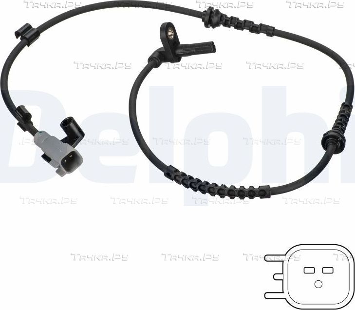 Датчик ABS Delphi передний для Opel Mokka I 2012-2026. Артикул SS20817