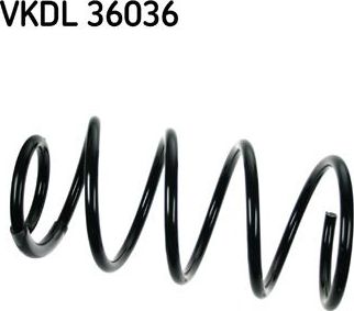 Пружина подвески SKF задняя для Volvo XC60 I 2009-2017. Артикул VKDL 36036