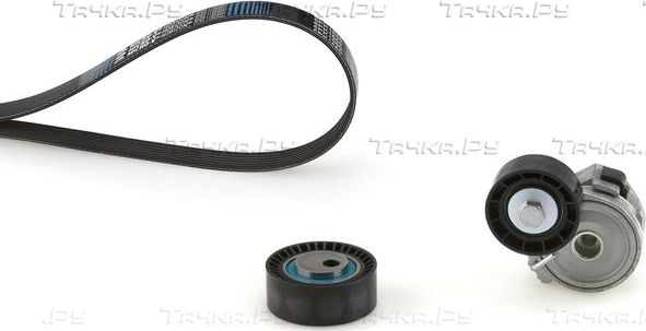 Приводной ремень поликлиновой с роликами (комплект) Gates Micro-V®. Артикул K016PK1693