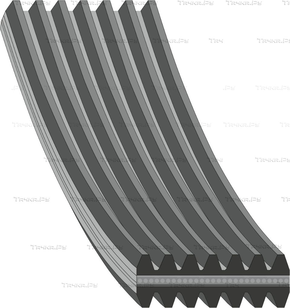 Приводной ремень поликлиновой Febi Bilstein для Volkswagen Transporter T4 1995-2000. Артикул 34464