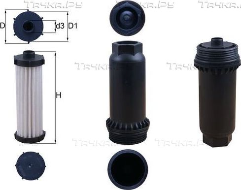 Фильтр АКПП Mahle-Knecht для Ford Mondeo V 2014-2026. Артикул HX 151KIT
