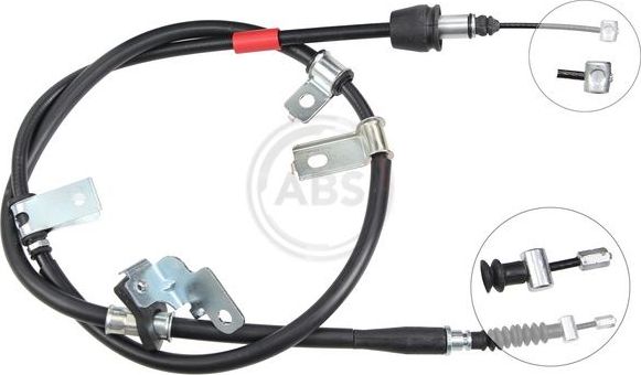 Трос ручника (тросик ручного тормоза) ABS задний правый для Kia Picanto I 2004-2005. Артикул K18992