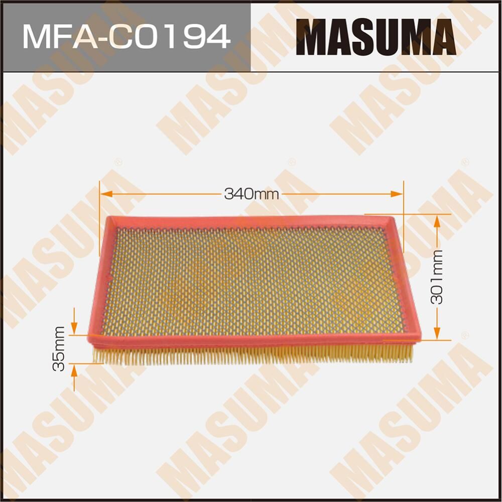 Воздушный фильтр Masuma. Артикул MFA-C0194