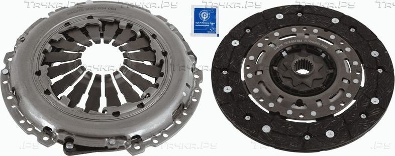 Сцепление (комплект) SACHS для Fiat Punto III Punto 2012-2018. Артикул 3000 951 666