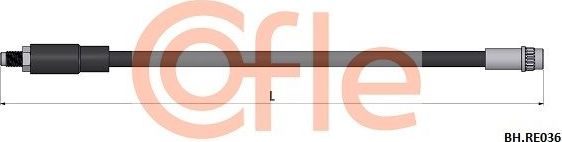 Тормозной шланг Cofle. Артикул 92.BH.RE036