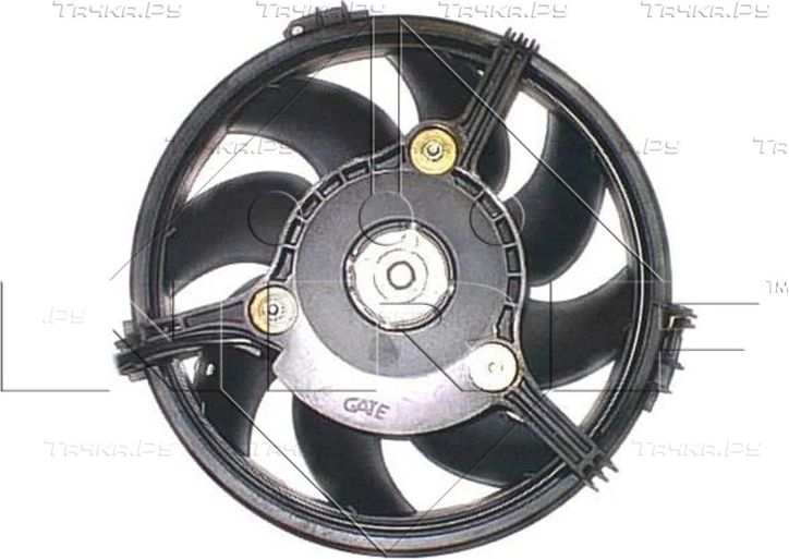 Вентилятор радиатора двигателя NRF для Volkswagen Passat B5 1996-2005. Артикул 47385