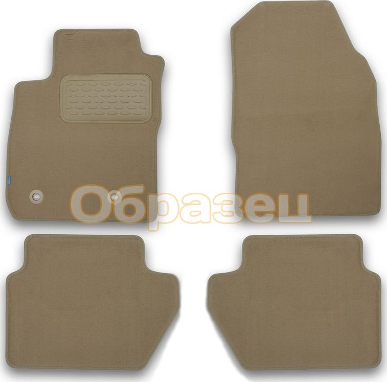 Коврики Klever Premium для салона Audi Q7 II 2015-2026 Бежевые. Артикул KLEVER04042322112kh