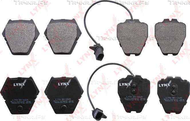 Тормозные колодки LYNXauto передние для Audi S4 I (B5) 1999-2001. Артикул BD-1225