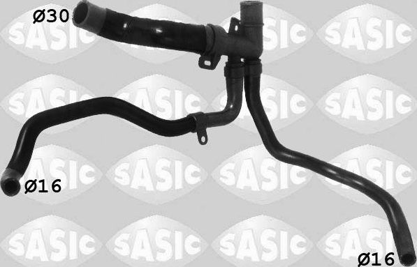 Патрубок системы охлаждения (радиатора) Sasic. Артикул 3400142