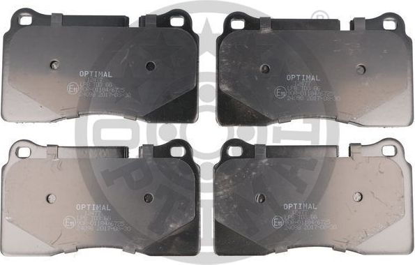 Тормозные колодки Optimal. Артикул BP-12477