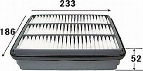 Воздушный фильтр JS Asakashi для Mitsubishi Pajero Pinin 1999-2007. Артикул A3001