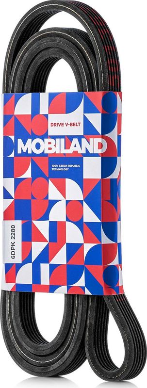 Приводной ремень поликлиновой Mobiland для Volvo XC40 I 2017-2026. Артикул 501362280