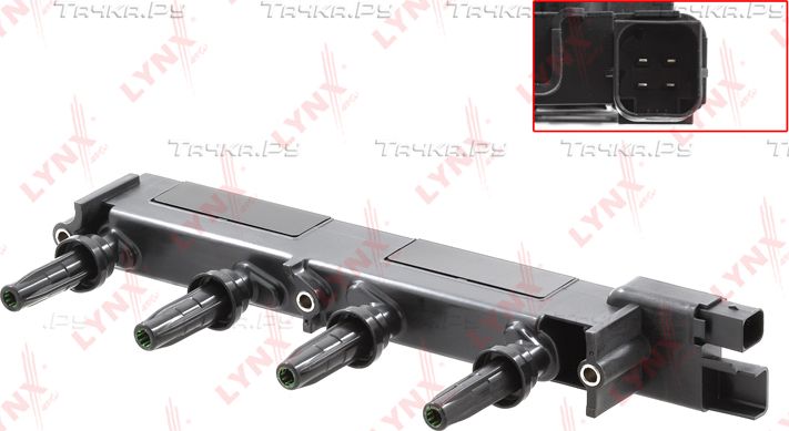 Катушка зажигания LYNXauto для Citroen C4 I 2004-2007. Артикул SPL1028
