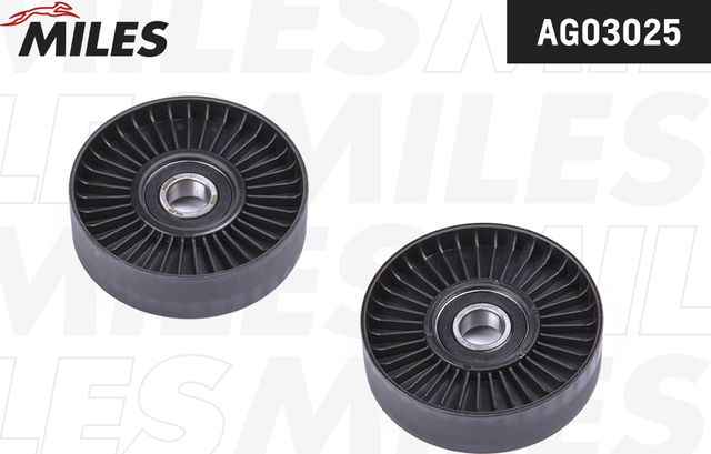 Натяжной ролик (натяжитель) приводного ремня Miles. Артикул AG03025