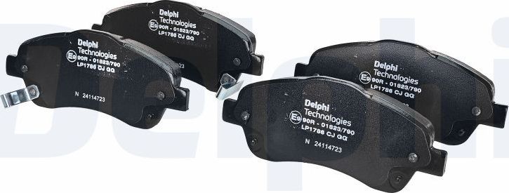 Тормозные колодки Delphi (Low-Metallic). Артикул LP1786