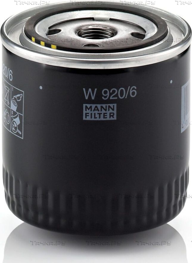 Масляный фильтр Mann-Filter для Jeep Grand Cherokee I (ZJ) 1991-1999. Артикул W 920/6