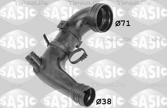Патрубок интеркулера Sasic для Fiat Punto III Punto Evo 2009-2012. Артикул 3336283