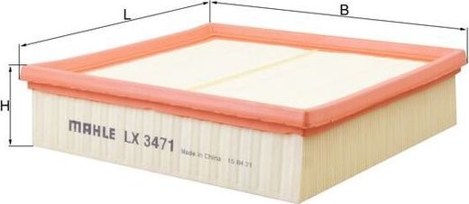 Воздушный фильтр Mahle-Knecht. Артикул LX 3471