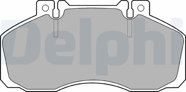 Тормозные колодки Delphi (Semi-Metallic). Артикул LP662