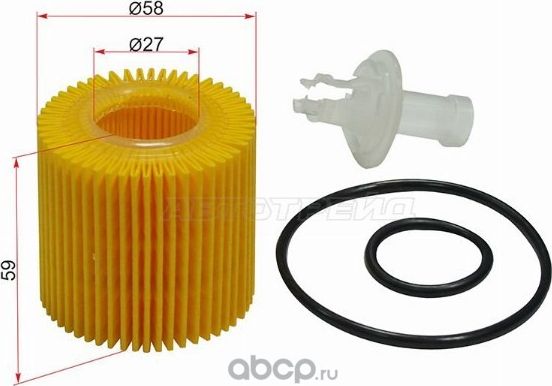 Фильтр масляный картридж TOYOTA COROLLA,AURIS,AV (SAT). Артикул ST0415237010