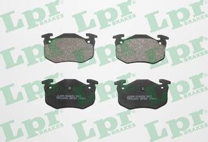 Тормозные колодки LPR задние для Citroen Saxo 1996-2004. Артикул 05P307