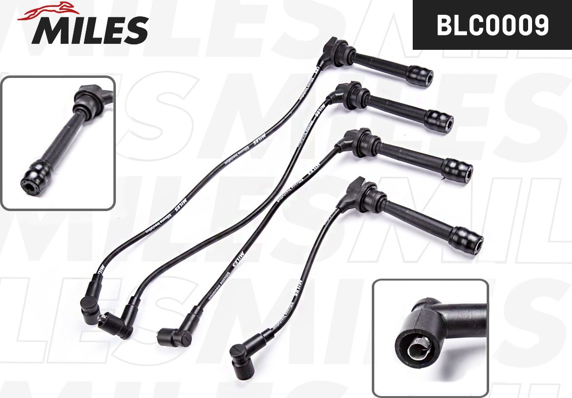 Высоковольтные провода (провода зажигания) (комплект) Miles. Артикул BLC0009