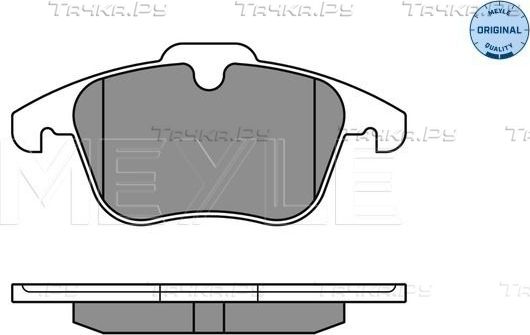 Тормозные колодки Meyle Original передние для Volvo S60 II 2010-2018. Артикул 025 241 2319