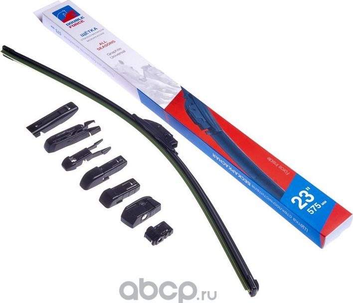 Щетка стеклоочистителя бескаркасная Double Force 575 мм (23) Double Force. Артикул DFF23